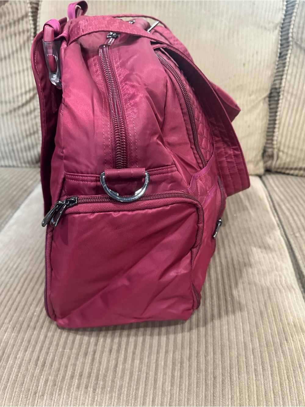 lug Cartwheel Berry Pink Tote - Picture 4 of 5
